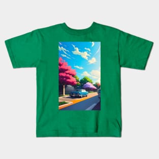 Anime Retro Vibes Kids T-Shirt